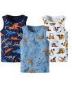 Toddler Kids Boy Set of 3 Tank Tops SET 5